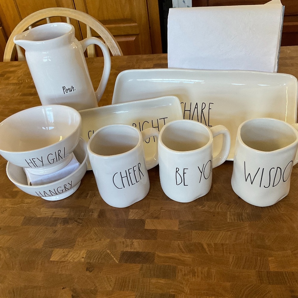 Rae Dunn Ceramic serving DISHES
